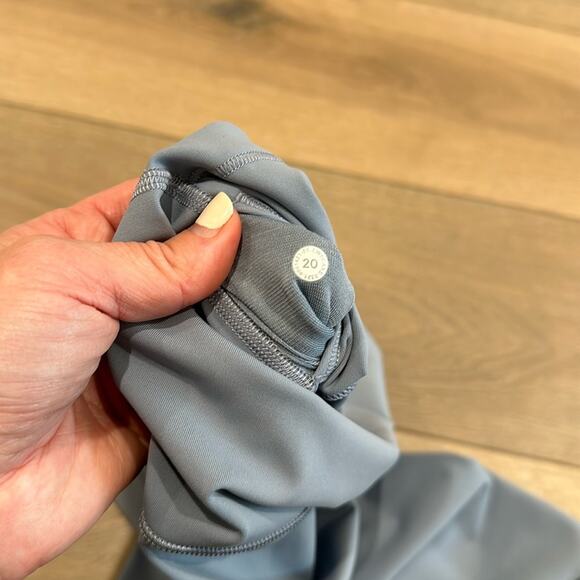 LULULEMON Chambray‎ Wunder Under High Rise Active Workout Leggings Size 20 - Picture 9 of 11